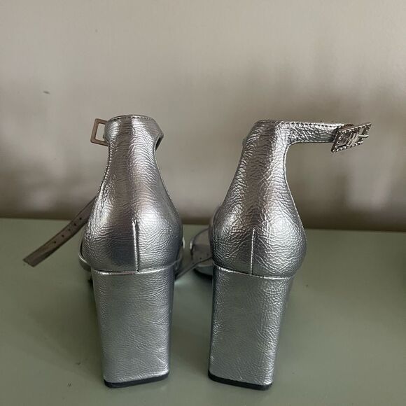 NORDSTROM RACK Adelaide Block Heel Sandals Size 6.5 - Picture 3 of 10